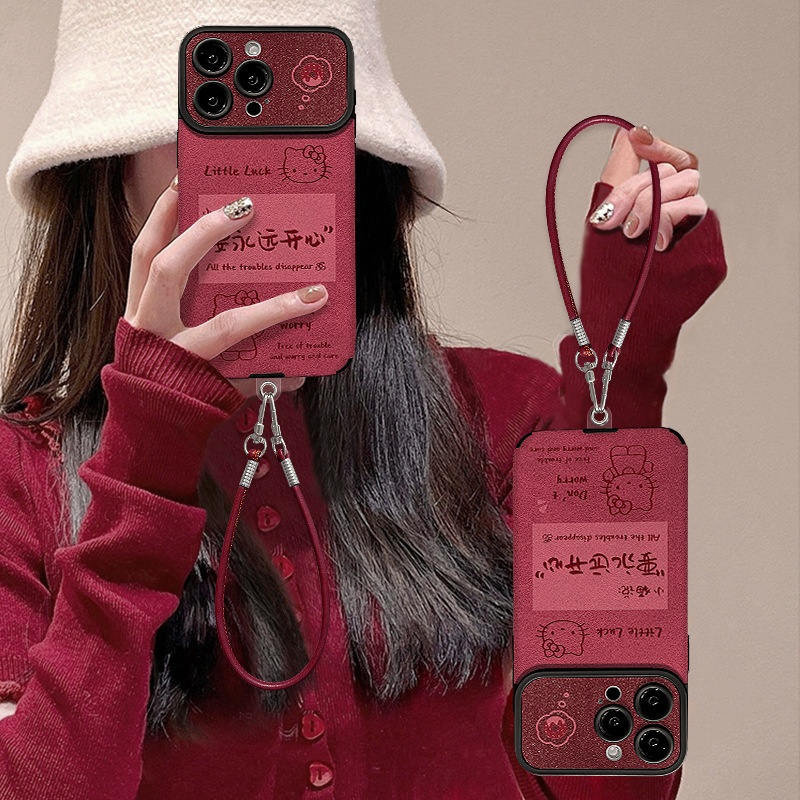 2025烦恼全不见挂绳适用苹果15pm手机壳iphone17系列16硅胶贴皮14