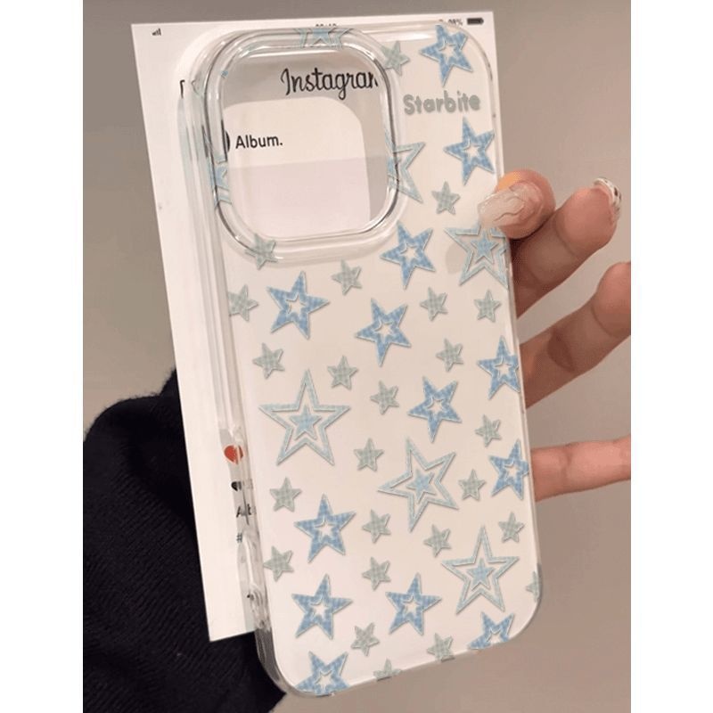 2025满屏星星适用于苹果17PROMAX手机壳iPhone16个性15大孔14软壳