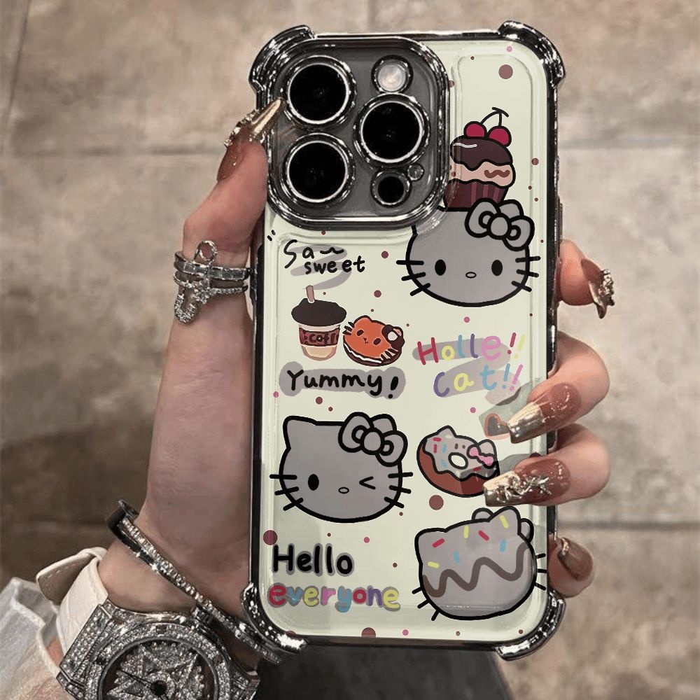 2025蛋糕Kitty适用于苹果17PROMAX手机壳iPhone16可爱15软壳14