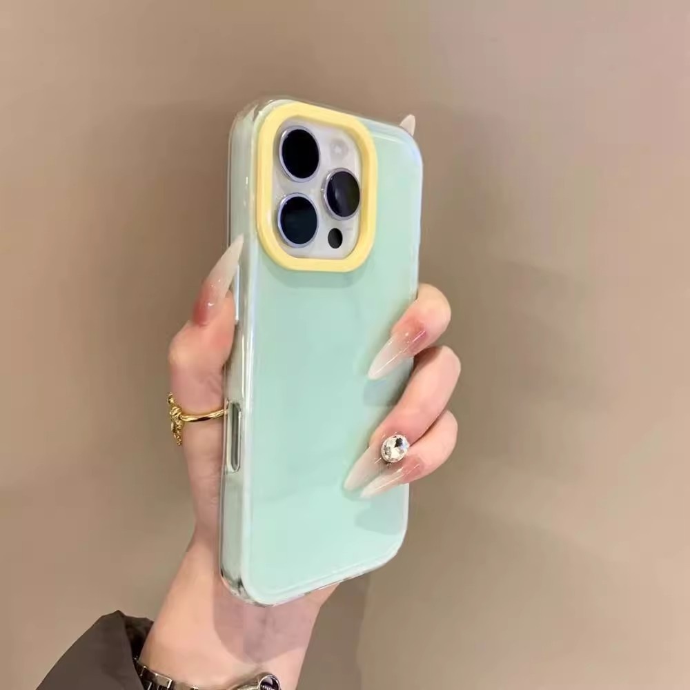 2025ins多巴胺果冻纯色适用苹果17promax手机壳iPhone15pro防摔14