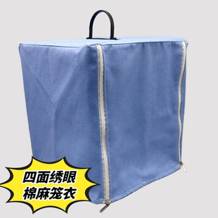 新款鸟笼罩遮光透气绣眼鸟笼罩衣四面通用纱网笼衣棉麻衣笼罩网