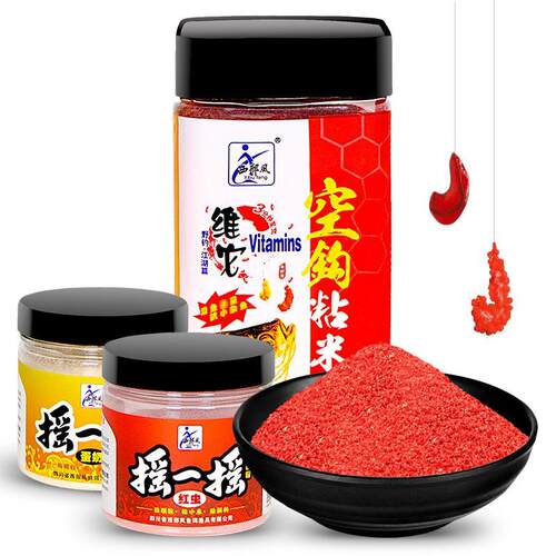 西部风空钩摇一摇钓鱼粘粉粘米