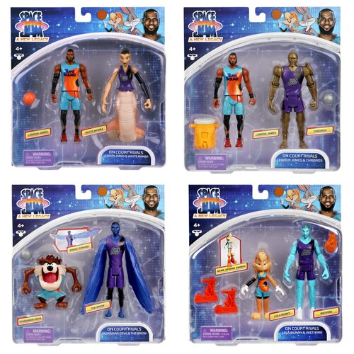 SPACE JAM NBA詹姆斯空中大灌篮2关节可动人偶模型摆件兔八哥玩具