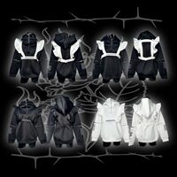 The Japanese single dark kry subculture maid, with an air-like lace wing apron and shoulder strap, is a versatile accessory in the style of "Lei Lei" thumbnail 4