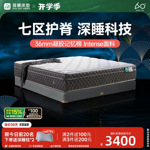 雅兰七区护脊加厚床垫秘境