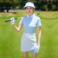 ttygj服飾新款高爾夫服裝女士短袖T恤戶外運動POLO衫休閑輕薄短袖