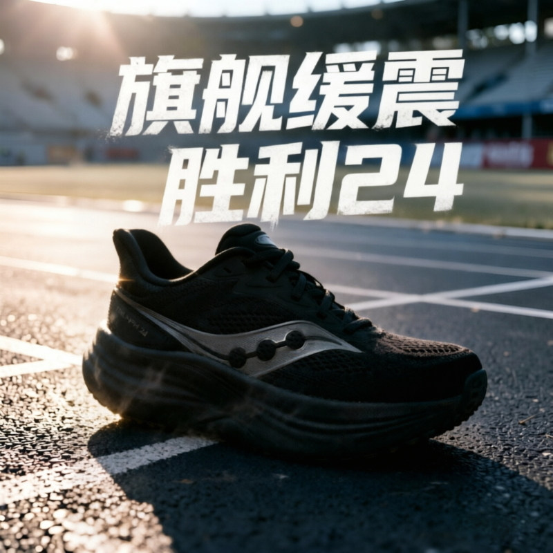彭于晏同款索康尼胜利24缓震跑鞋