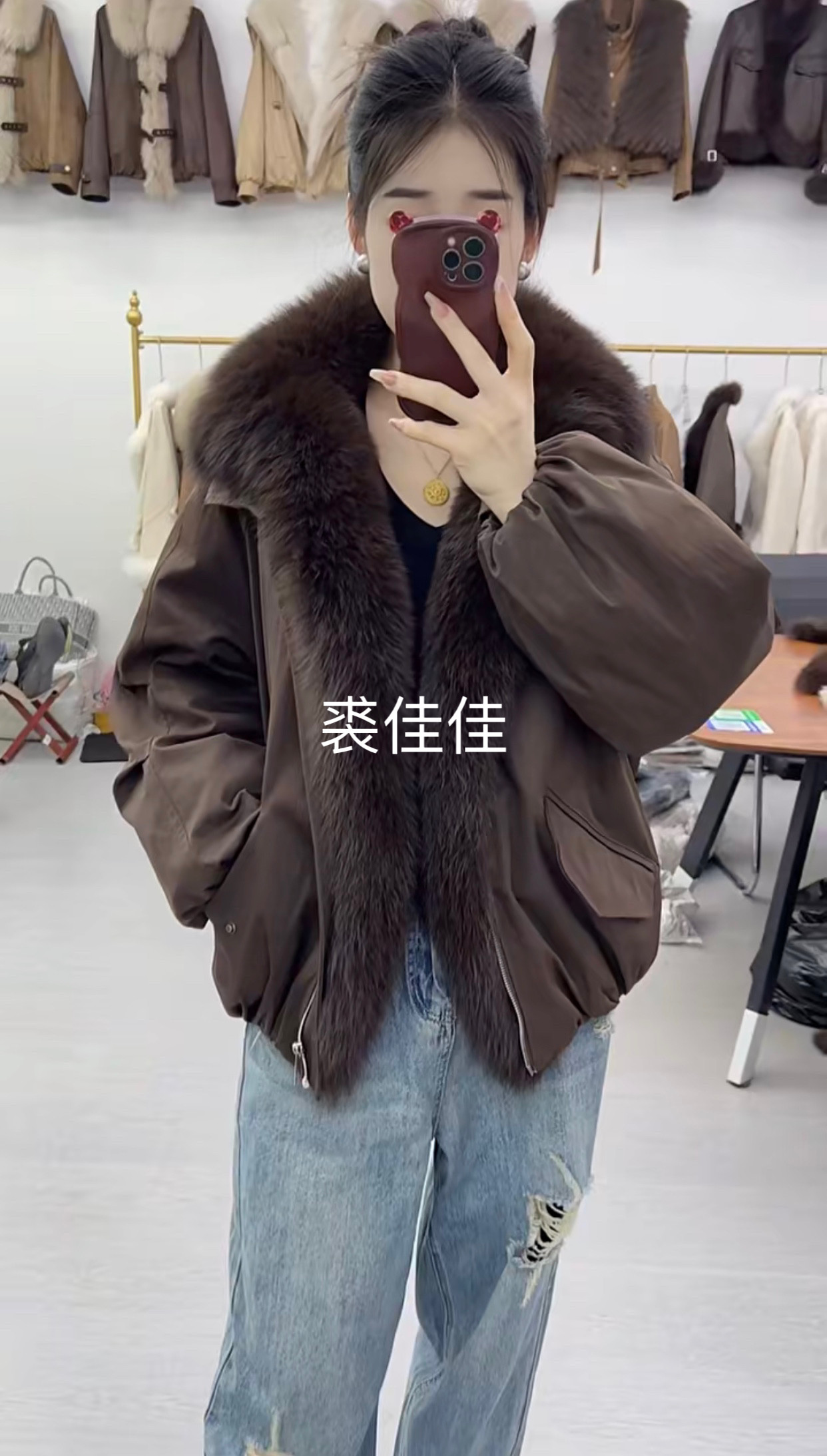 26年狐狸毛大毛领可拆卸真皮草鹅绒休闲女羽绒派克服减龄显瘦外套