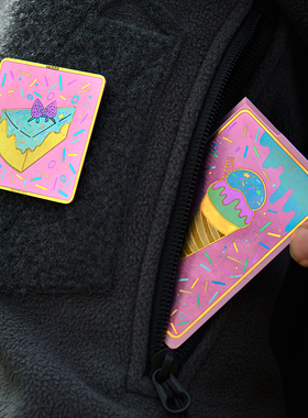 Gain盖隐技术 Gain T0 2”2311 糖心蛋糕钛合金2英寸魔术贴士气章