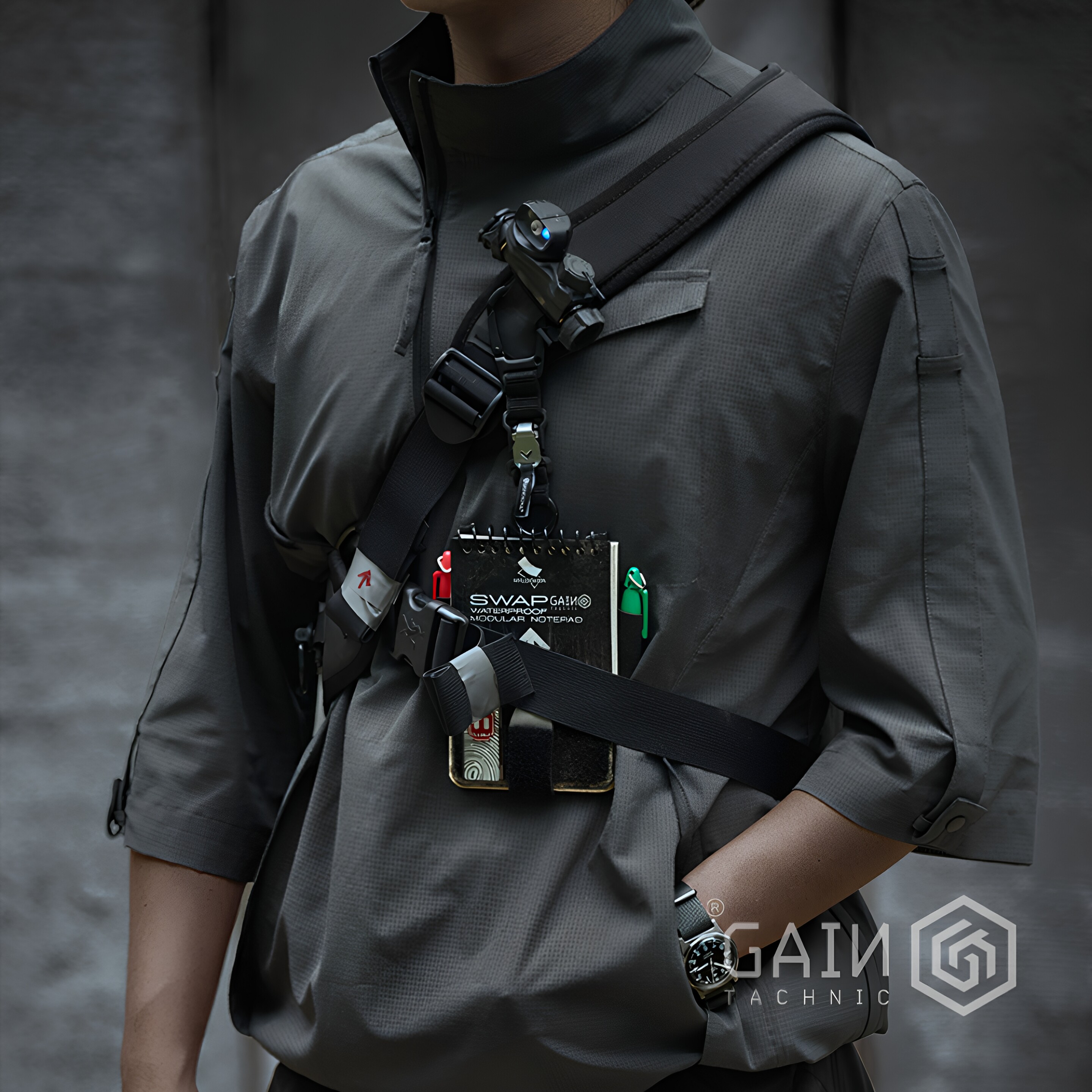 盖隐“超流体”半袖衣Superfluid HS Shirt套头短袖中袖男潮夏T恤图片