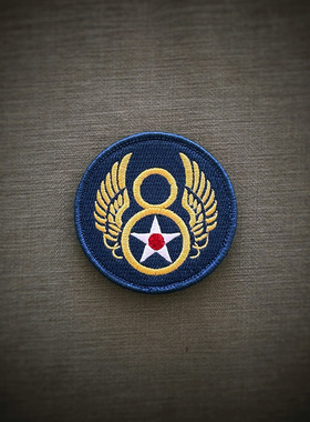 美国PDW Mighty 8th Morale Patch PDW刺绣士气章个性臂章魔术贴