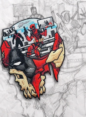 美国GP Minds Eye, Merc 刺绣魔术贴士气章贴章