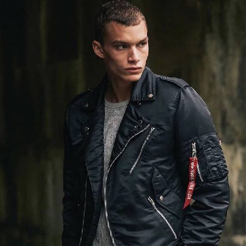 美国阿尔法Alpha机车夹克棉服