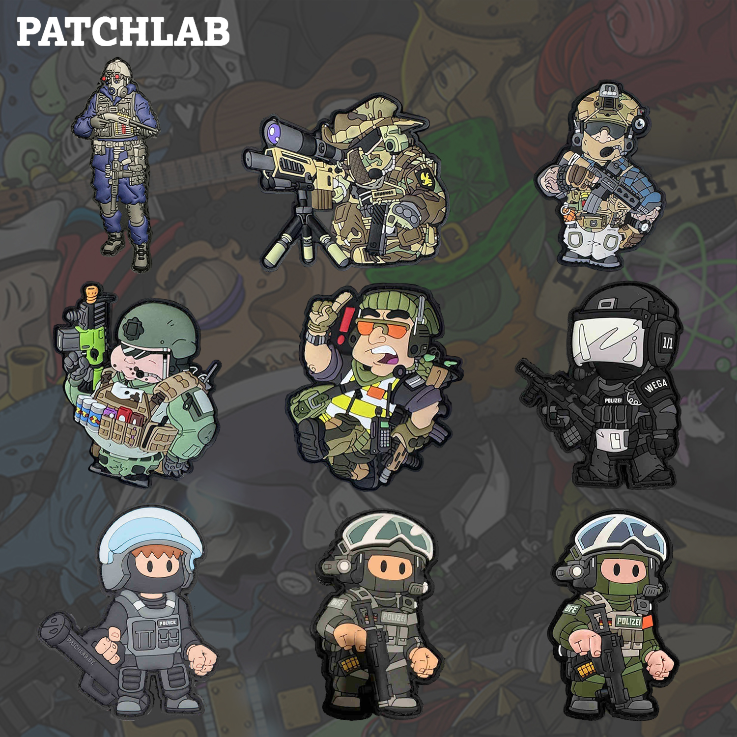 PATCHLAB德国战术贴章胶章