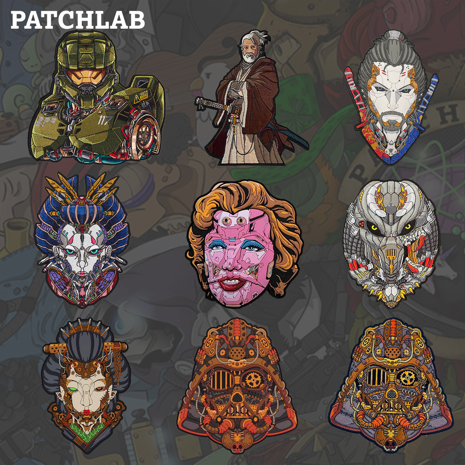 德国Patchlab蒸汽朋克魔术贴