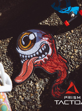 美国PDW Eyeball Morale Patch PDW眼球刺绣魔术贴章士气章臂章