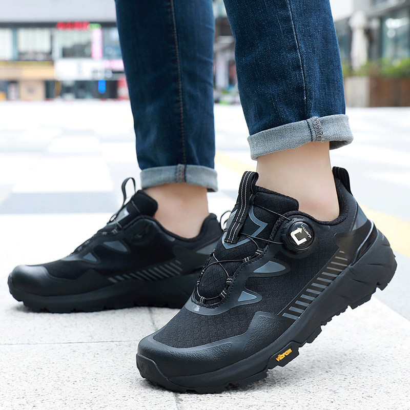 君洛克战术博士低帮U扣快穿鞋登山透气防滑户外休闲徒步鞋R21064