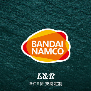 NAMCO BANDAI南梦宫 万代游戏玩具车身贴纸 摩托机车娱乐改装贴花