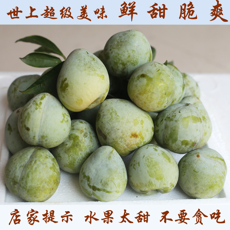 浦江桃形李奈李脱骨李保证正宗浦江桃形李 8月初发货带箱6斤包邮_虎窝淘