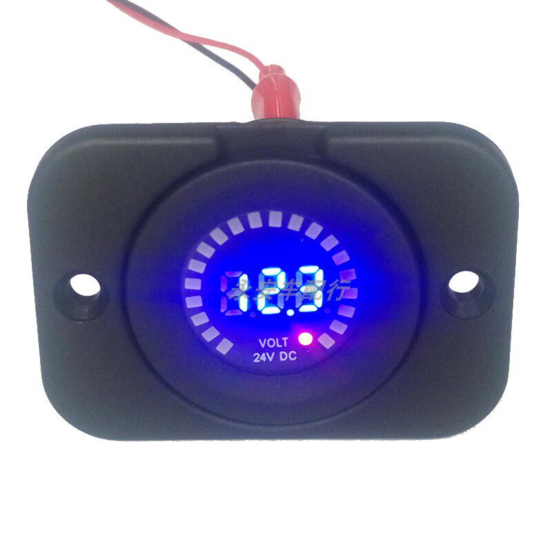 24V电压表彩屏数字显示新品12V
