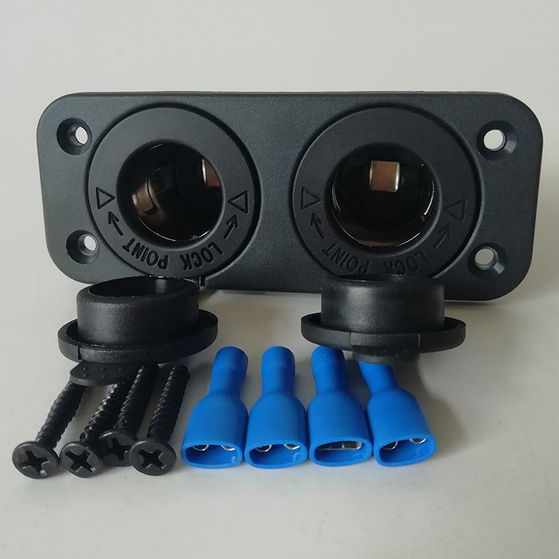 12v汽车点烟器电源改装插座新品