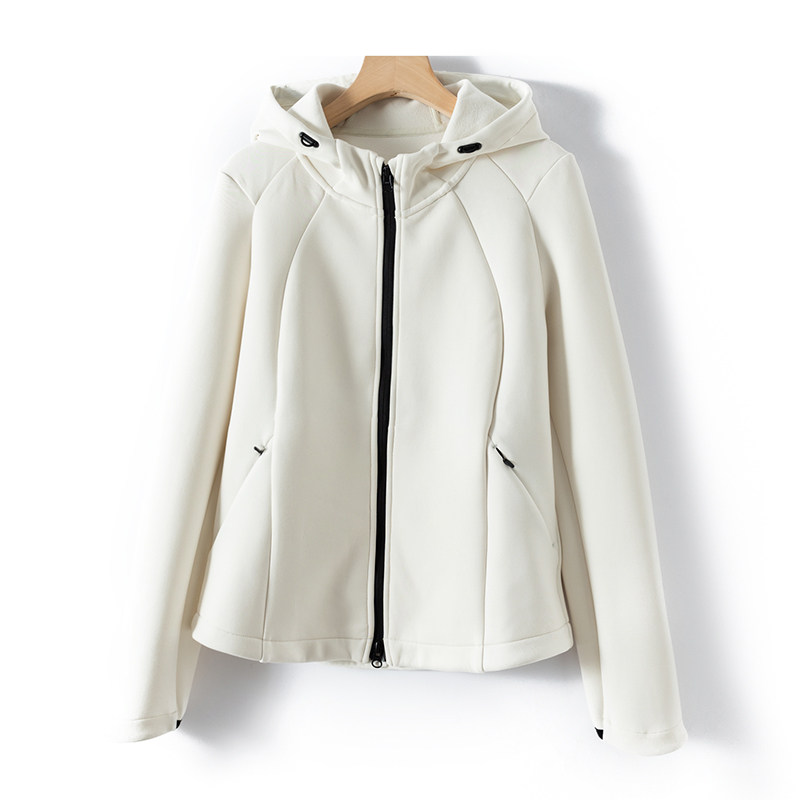 连帽卫衣外套女 宽松休闲百搭长袖上衣开衫拉链衫C13423