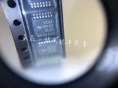 SN74HC04PWR TSSOP14 丝印HC04  TI原厂进口全新原装自家现货直拍
