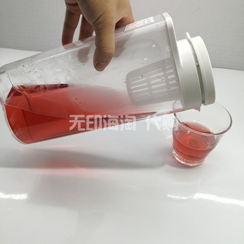 MUJI无印良品冷水壶大容量凉水杯泡茶壶透明亚克力壶可入冰箱新款