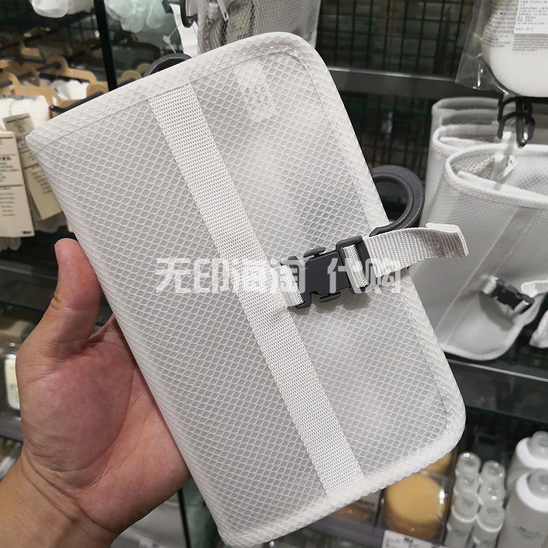 MUJI无印良品吊挂式收纳袋AVE树脂洗漱包化妆包旅行小物收纳新品