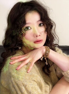《波西米亚彩岛》浓郁系彩色碧玺编织钛钢真空电镀18k金宽手链