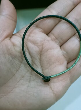 墨绿【平安金刚结】手绳四线藏式九乘手工编织简约款红绳细款手链