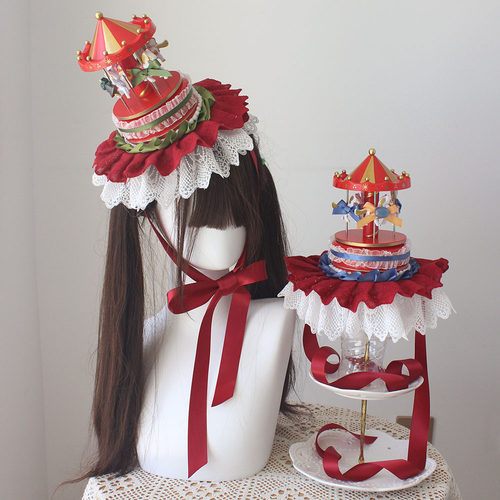 旋转木马Lolita小礼帽
