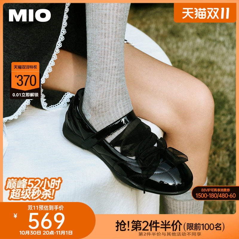 林允宋雨琦赵昭仪赵今麦同款MIO米奥女鞋夏单鞋芭蕾鞋运动玛丽珍