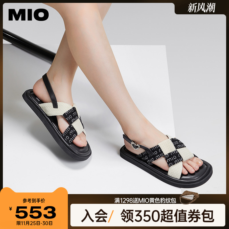 米奥休闲平凉鞋MIO复古