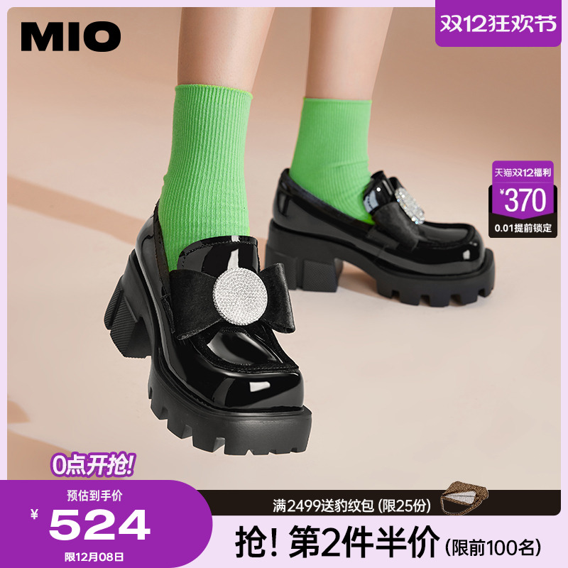 米奥酷感乐福鞋女MIO单鞋复古