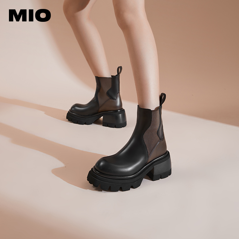 MIO米奥冬季女款美拉德短靴
