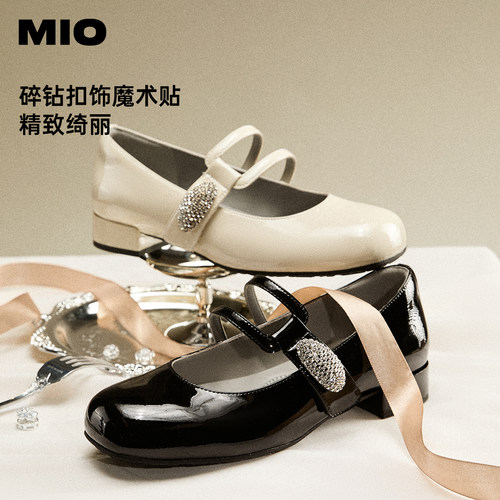 MIO米奥玛丽珍鞋2026款圆头粗跟