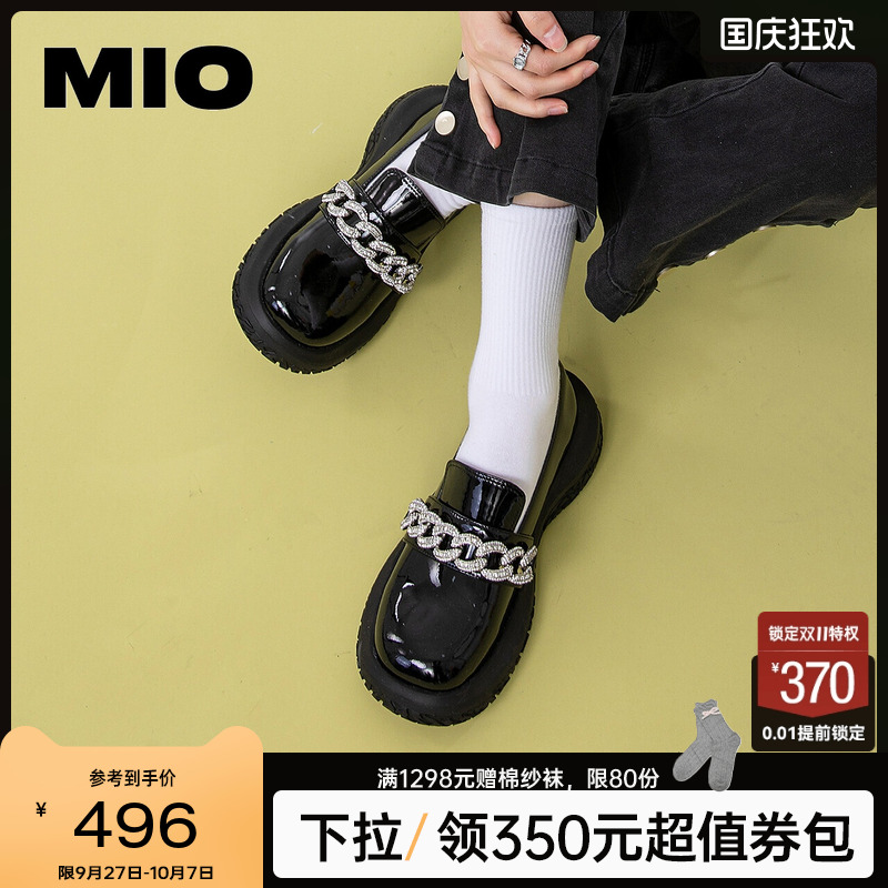 MIO2022年春季厚底英伦风乐福鞋