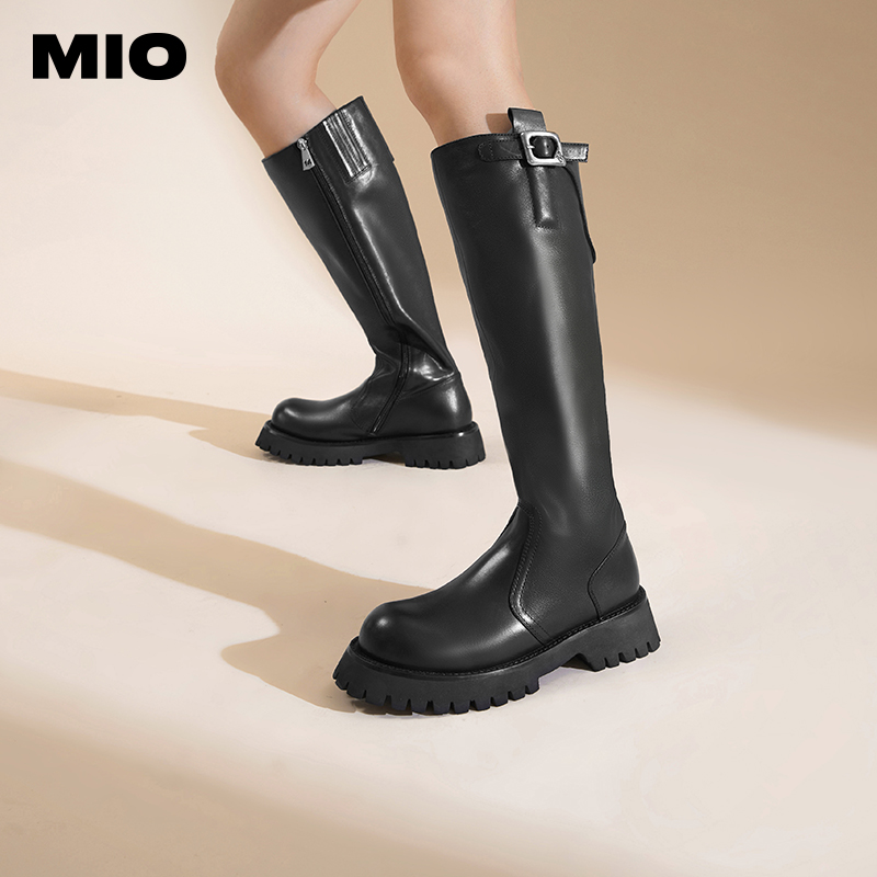 MIO米奥冬季厚底显瘦长靴