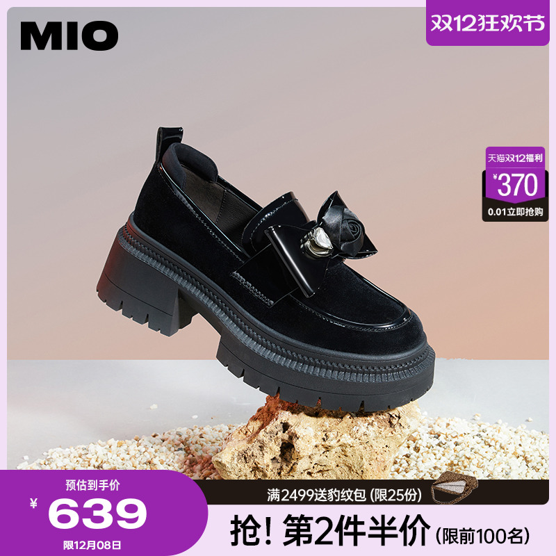 米奥乐福鞋单鞋MIO复古