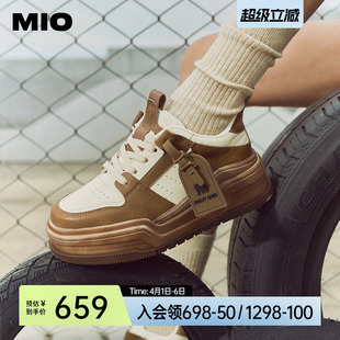 张真源李宇春张雨绮同款 运动板鞋 厚底增高百搭休闲鞋 MIO米奥女鞋