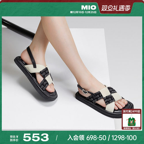 米奥休闲平凉鞋MIO复古