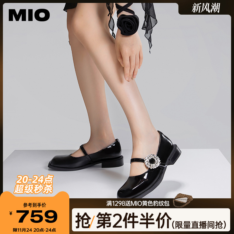 米奥女鞋MIO英伦风花朵
