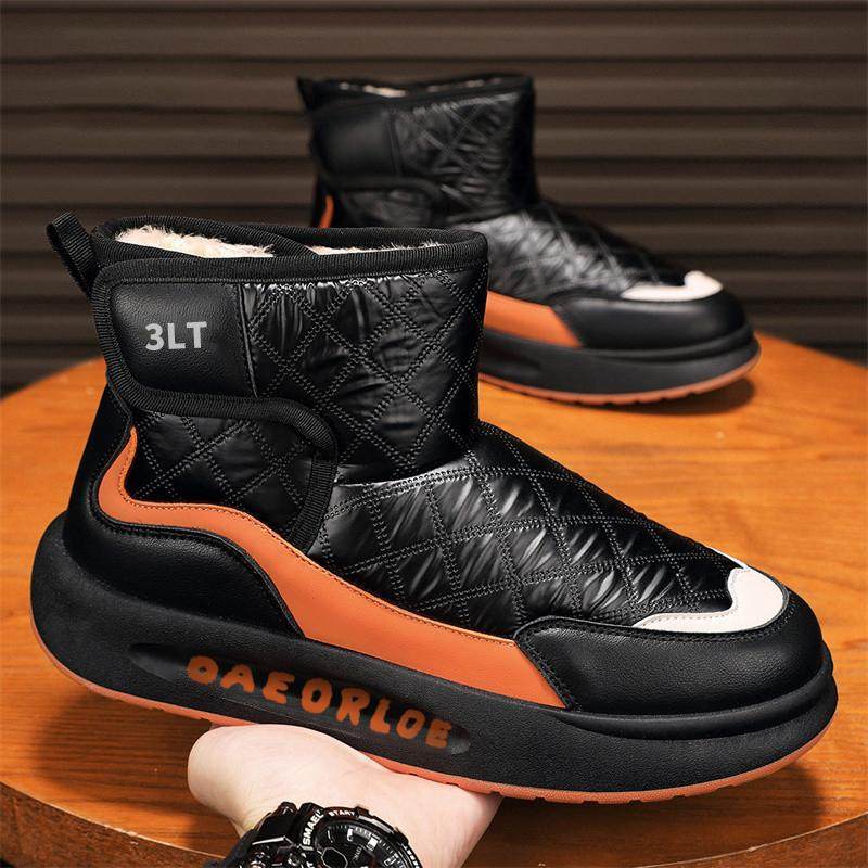 冬季特大码男士抗寒雪地靴46加绒保暖男棉鞋47高帮皮毛一体男靴48,流行男鞋,时尚雪地靴,淘宝优惠券,粉丝福利购,淘宝优惠卷