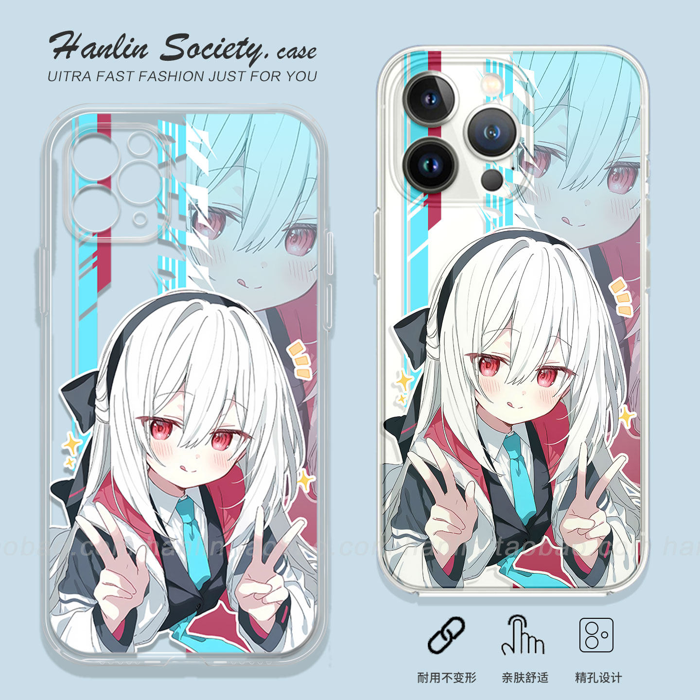 可爱萌系少女柯伊适用iPhone17promax华为Pura80二次元IQOOZ10Turbo红米K90二次元OPPOReno15荣耀500手机壳