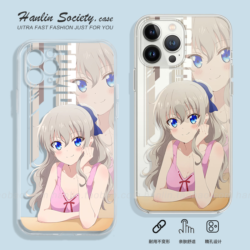 日漫友利奈绪娇羞少女苹果手机壳