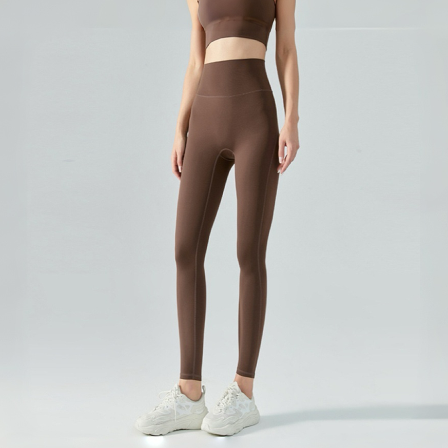 裸感0触感显瘦大码瑜伽裤女速干跑步运动裤紧身裤蜜桃提臀健身裤