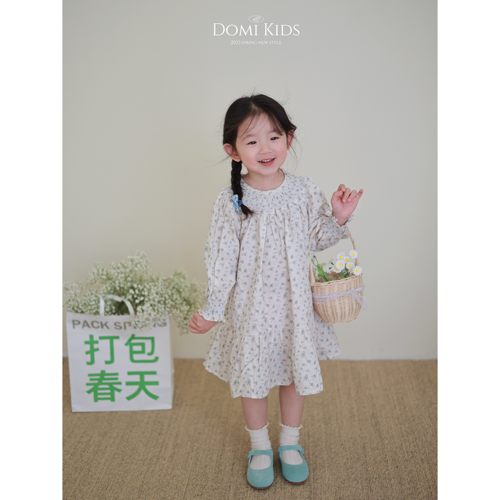 女童春夏甜美可爱小碎花连衣裙
