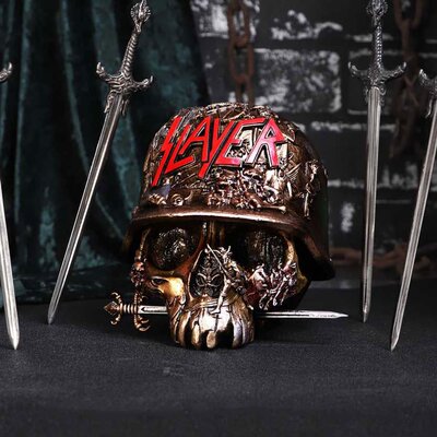 Nemesis Now刺客鹰骷髅标志杀手骷髅盒树脂工艺品装饰收藏品摆件