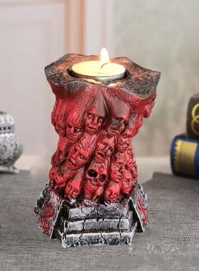 跨境新品剑风传奇狂暴神之手烛台雕像万圣节家居装饰品庭院摆件